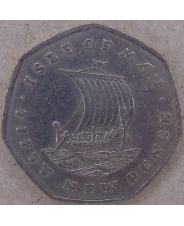 Остров Мэн 50 пенсов 1971 Корабль. арт. 2706-00001
